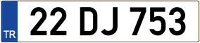 Truck License Plate